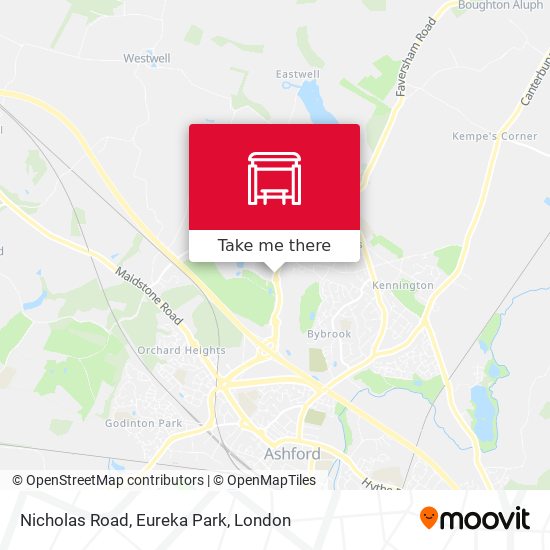Nicholas Road, Eureka Park map
