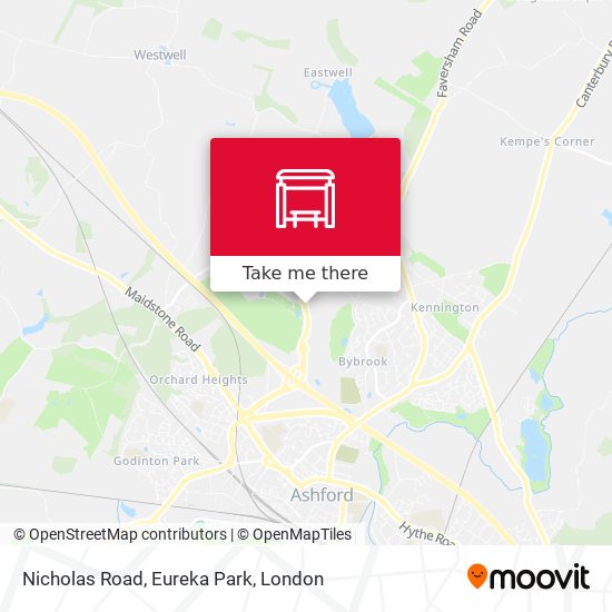 Nicholas Road, Eureka Park map