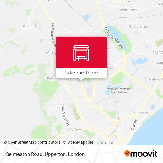 Selmeston Road, Upperton map