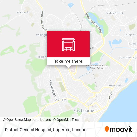 District General Hospital, Upperton map