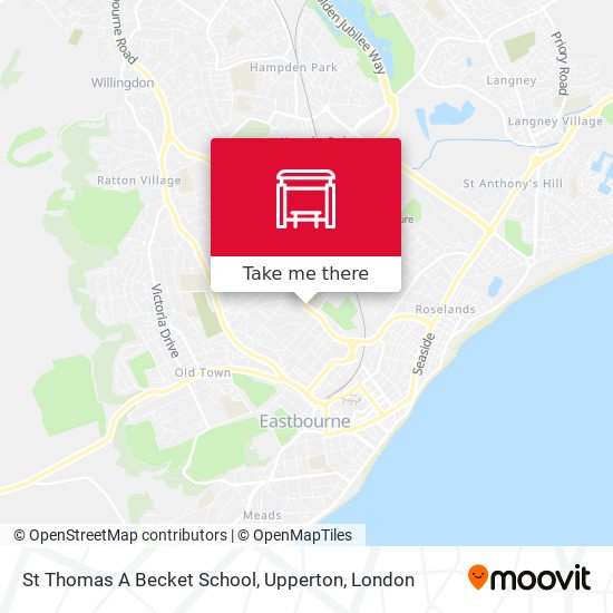 St Thomas A Becket School, Upperton map