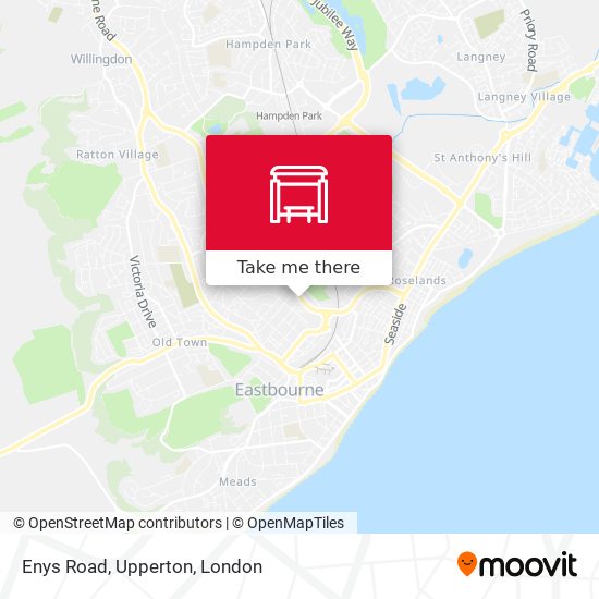 Enys Road, Upperton map