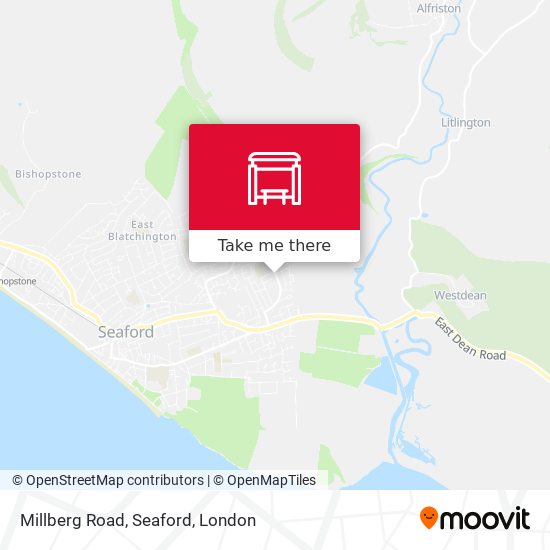 Millberg Road, Seaford map