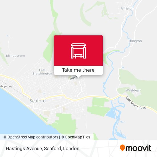 Hastings Avenue, Seaford map