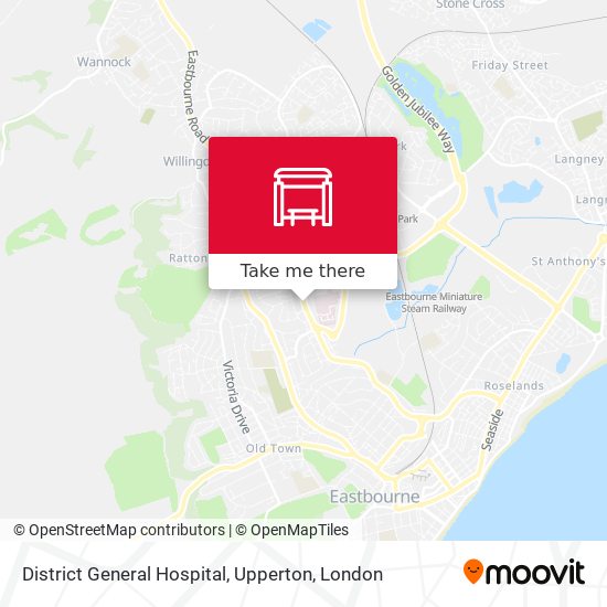 District General Hospital, Upperton map