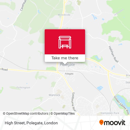 High Street, Polegate map