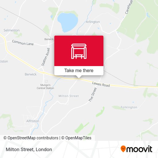 Milton Street map