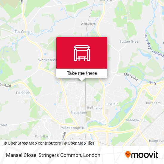 Mansel Close, Stringers Common map