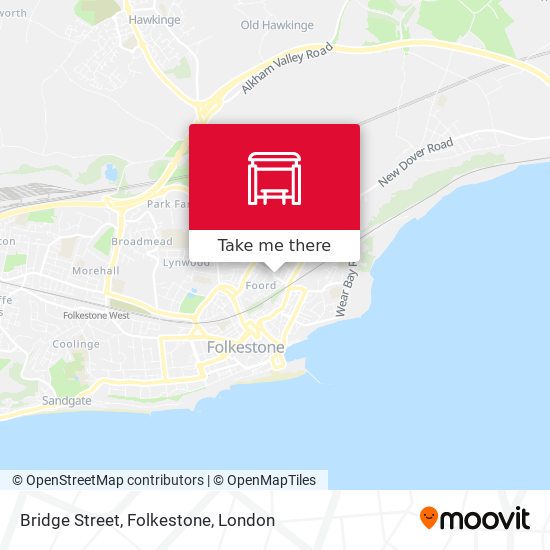Bridge Street, Folkestone map