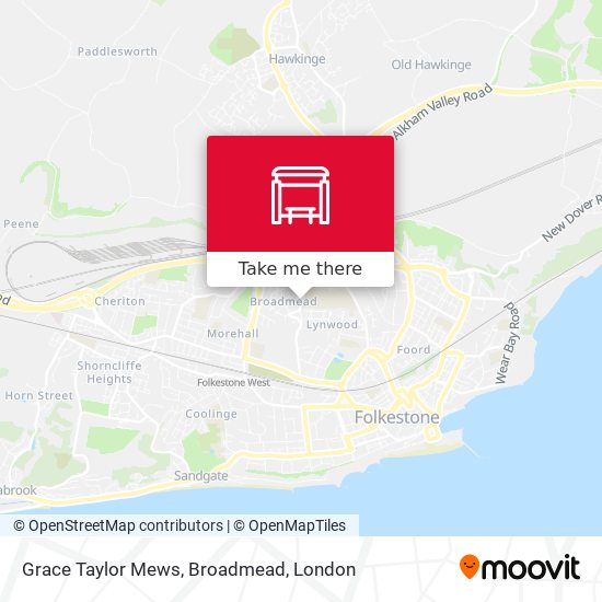 Grace Taylor Mews, Broadmead map