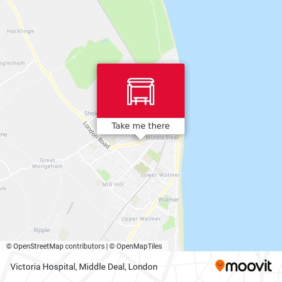 Victoria Hospital, Middle Deal map