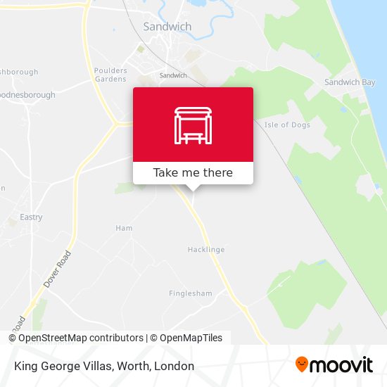 King George Villas, Worth map