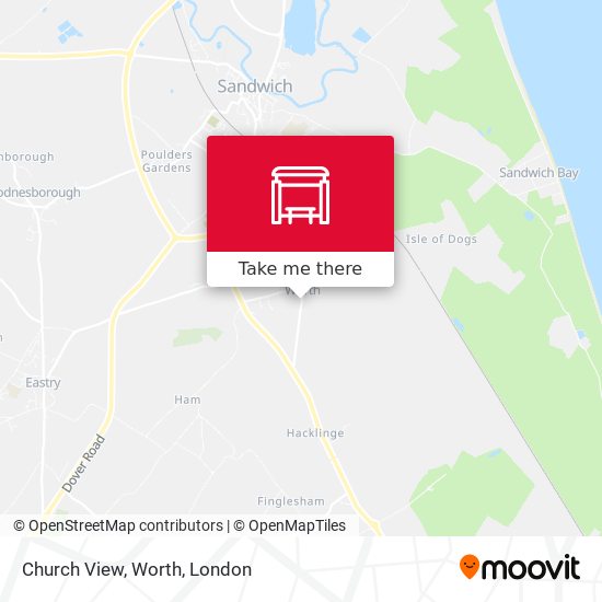 Church View, Worth map