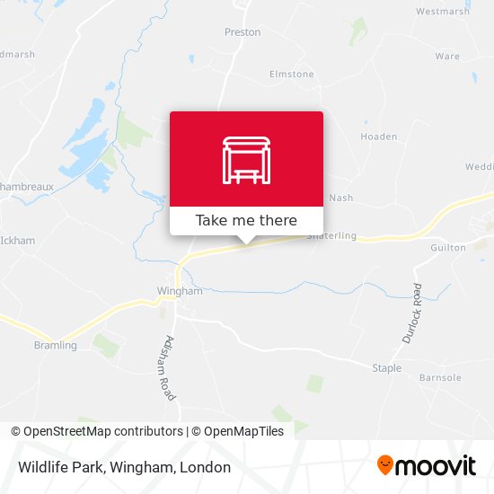 Wildlife Park, Wingham map