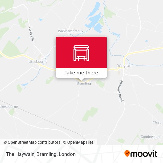 The Haywain, Bramling map