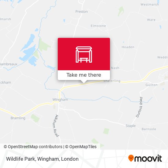 Wildlife Park, Wingham map
