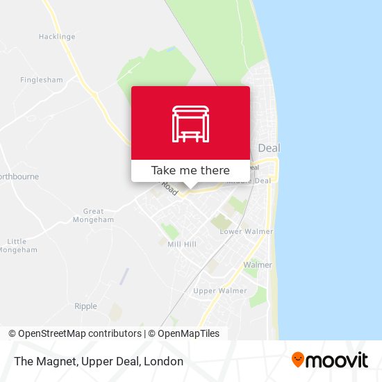 The Magnet, Upper Deal map