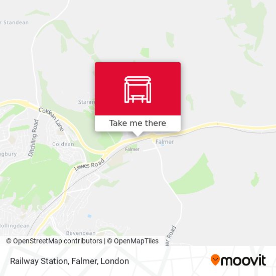 Railway Station, Falmer map