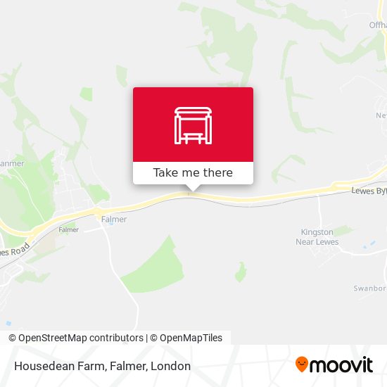 Housedean Farm, Falmer map