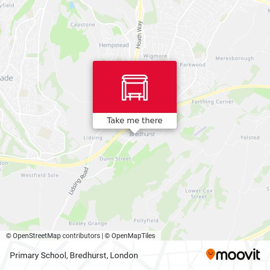 Primary School, Bredhurst map