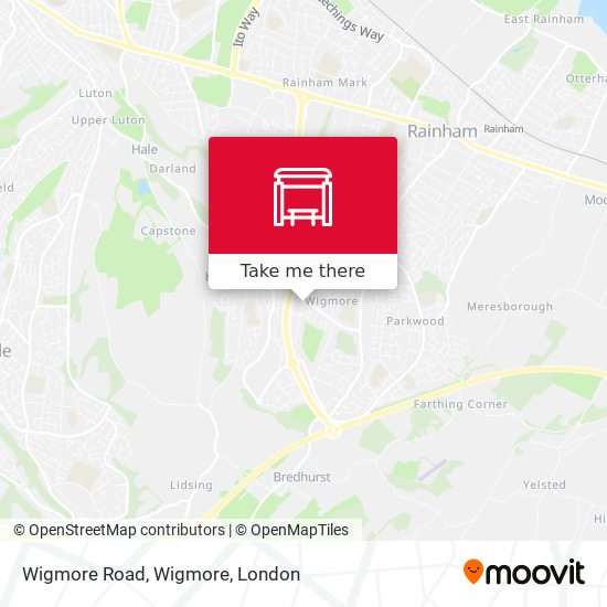Wigmore Road, Wigmore map