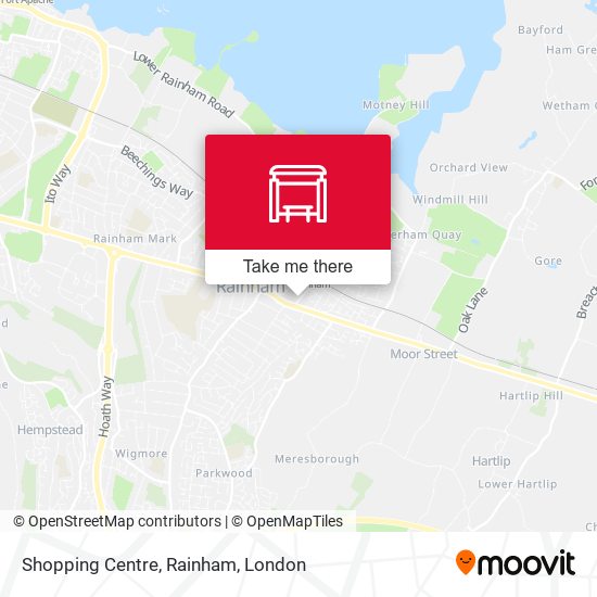 Shopping Centre, Rainham map