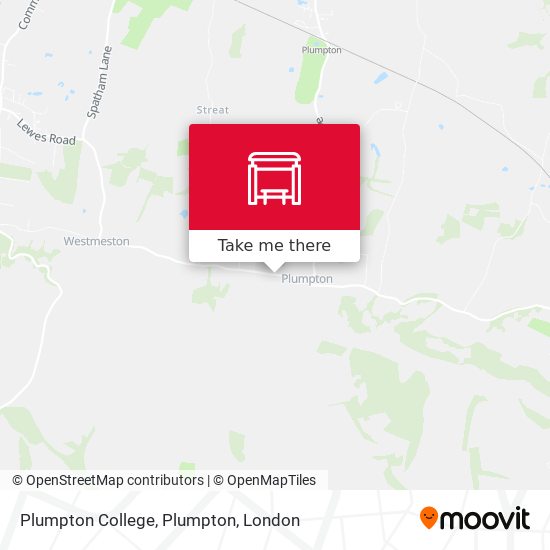 Plumpton College, Plumpton map