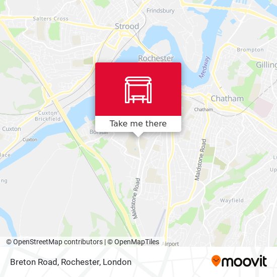 Breton Road, Rochester map
