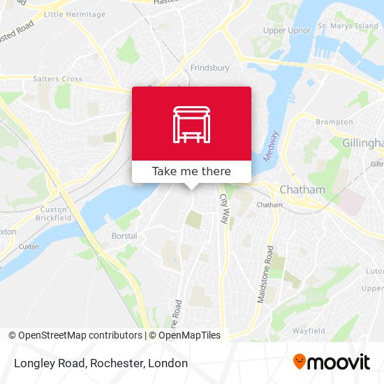 Longley Road, Rochester map