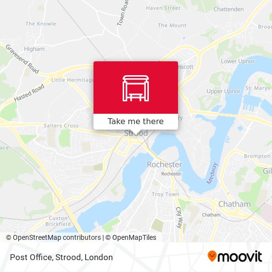 Post Office, Strood map