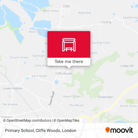 Primary School, Cliffe Woods map