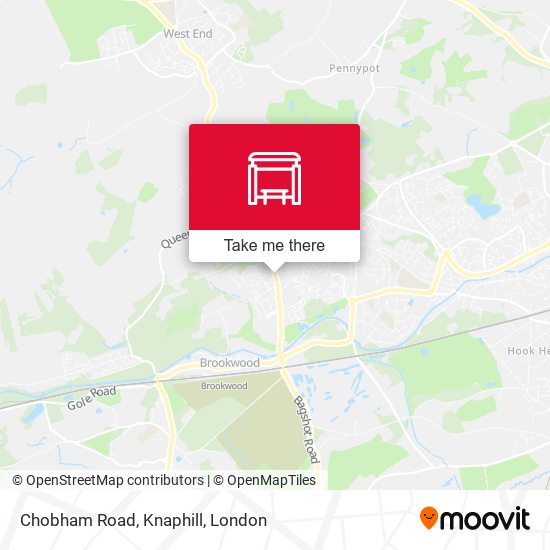 Chobham Road, Knaphill map