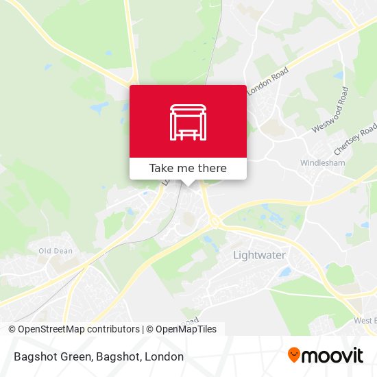 Bagshot Green, Bagshot map