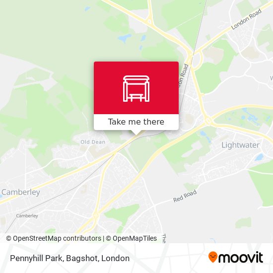 Pennyhill Park, Bagshot map