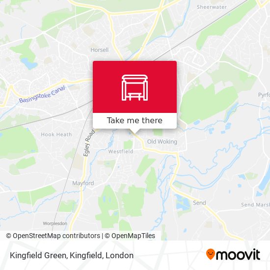 Kingfield Green, Kingfield map