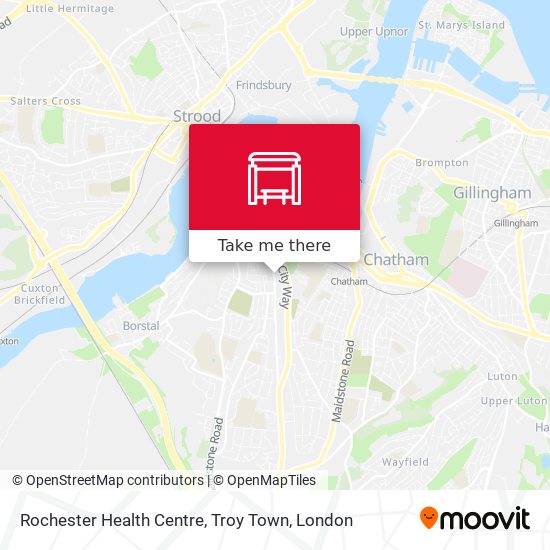 Rochester Health Centre, Troy Town map