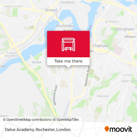 Delce Academy, Rochester map