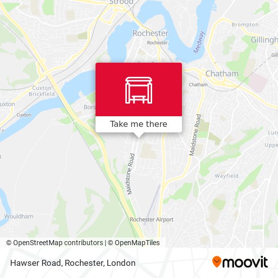 Hawser Road, Rochester map