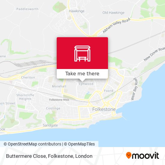 Buttermere Close, Folkestone map