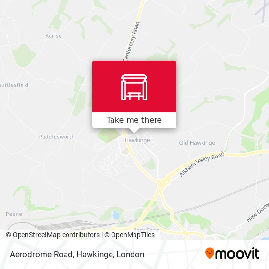 Aerodrome Road, Hawkinge map