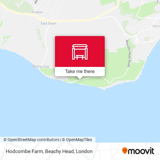 Hodcombe Farm, Beachy Head map
