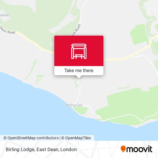 Birling Lodge, East Dean map