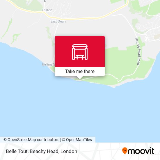 Belle Tout, Beachy Head map