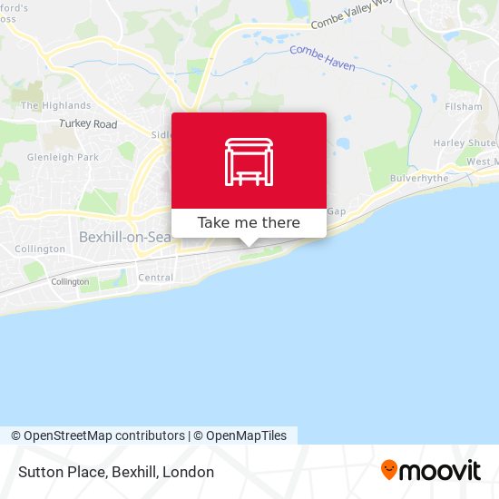 Sutton Place, Bexhill map
