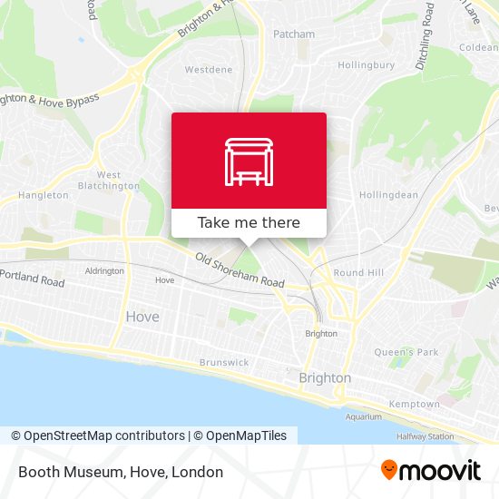 Booth Museum, Hove map