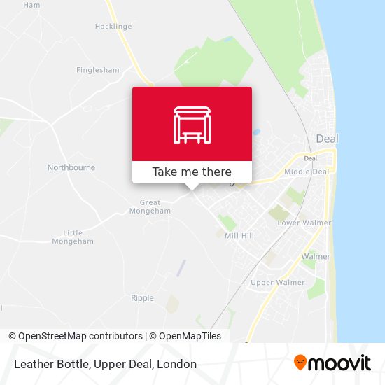 Leather Bottle, Upper Deal map