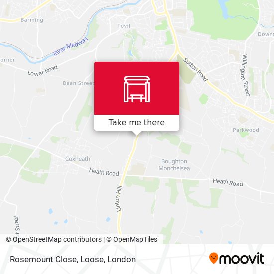Rosemount Close, Loose map