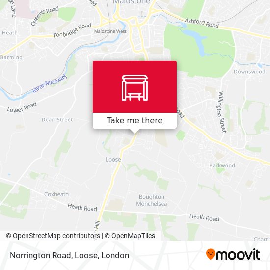 Norrington Road, Loose map