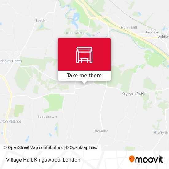 Village Hall, Kingswood map