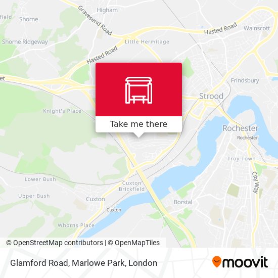 Glamford Road, Marlowe Park map